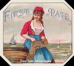 First Mate 2 cigar label