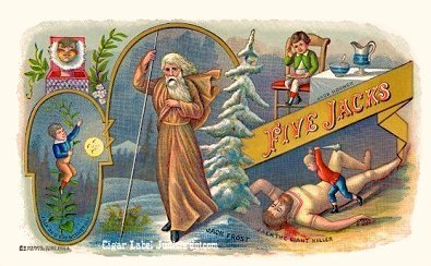 Five Jacks cigar box label