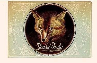 Yours Truly- cigar box label