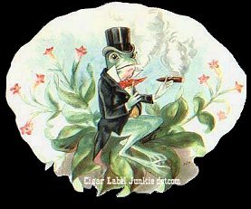 UT Frog- cigar box label