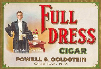 Full Dress-cigar box label