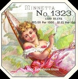 Minnetta- cigar box label