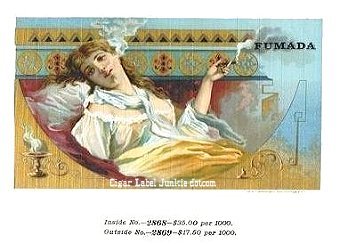 Fumada-cigar box label