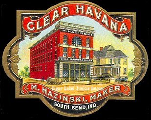 Clear Havana- cigar box label