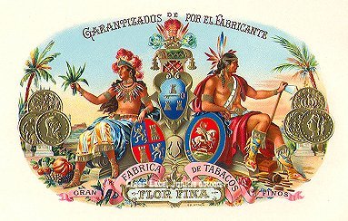 Garantizados cigar box label