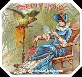 Pretty Polly- cigar box label
