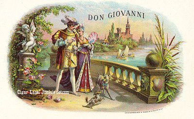 Giovanni cigar box label