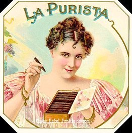 La Purista- cigar box label