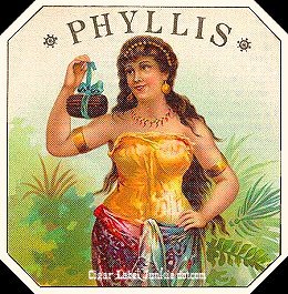 Phyllis- cigar box label