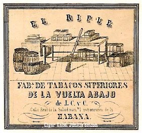 El Rifle- cigar box label