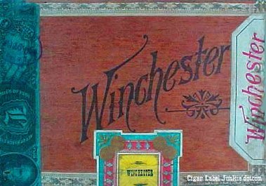 Winchester- cigar box label