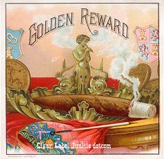 Golden Reward cigar label