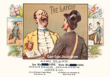 The Latest- cigar box label