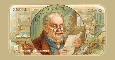 Good Prospects ad- cigar box label