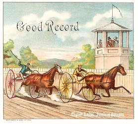 Good Record- cigar box label
