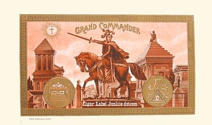 Grand Commander- cigar box label