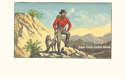 UT Hunter- cigar box label