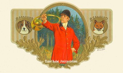 Halali-cigar box label