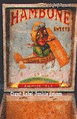 hambone 50 box cigar box label
