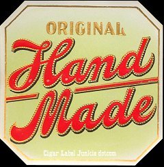 Hand Made outer cigar label