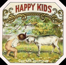 Happy Kids cigar label