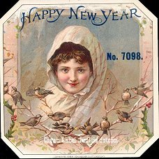 Happy NY_2 cigar box label