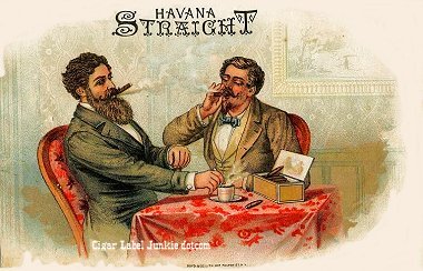 Havana Straight-cigar box label