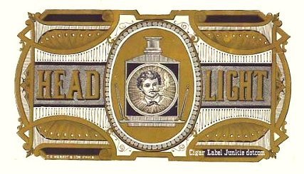 HeadLight-cigar box label