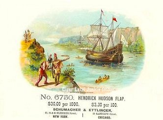 Hendrick Hudson cigar box label
