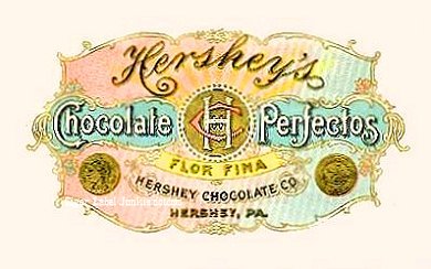 Hersheys cigar box label
