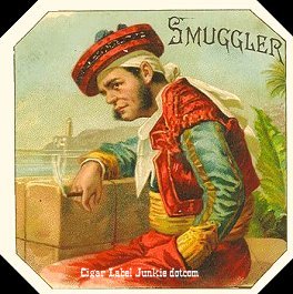 Smuggler- cigar box label