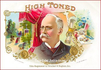 High Toned inner cigar box label
