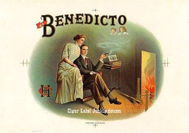Benedicto- cigar box label