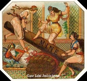 Mine- cigar box label