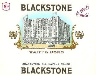 Blackstone- cigar box label