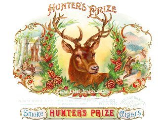 Hunters Prize- cigar box label