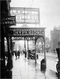 Hyperion cigar box label