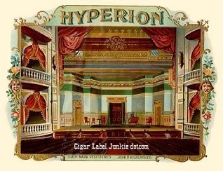 Hyperion Theatre cigar box label