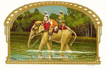 India-cigar box label