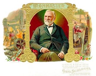 Ironmaster cigar label