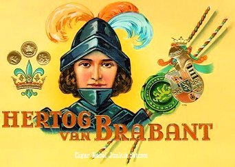 Hertog- cigar box label
