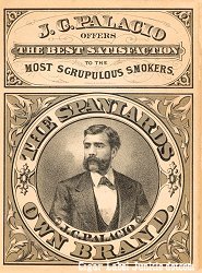 JC Palacio inner cigar label