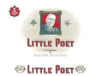 JW Riley cigar box label