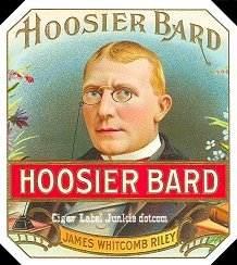 JW Riley cigar box label