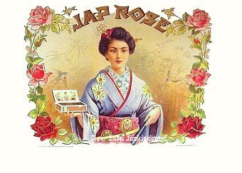 Jap Rose- cigar box label
