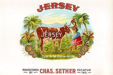Jersey- cigar box label