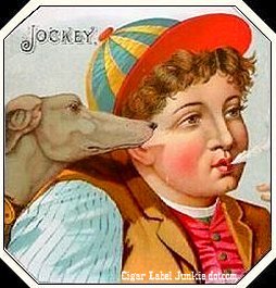 Jockey-cigar label