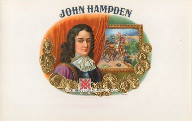 John Hampden inner cigar label