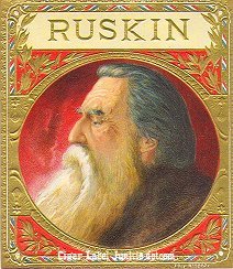 John Ruskin cigar box label