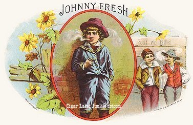 Johnny Fresh-cigar box label